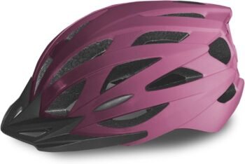 Road Bike Helmet Adult Men & Women, Adjustable Lightweight Design (22-24.5 Inches) - Vented, Removable Visor & Reflective White, for Day and Night Commuting & Sports | CPSC Certified