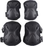 Tactical Combat Knee & Elbow Protective Pads Set for Outdoor  Paintball Game Cycling Safety Skateboarding Gear Skates Knee Protection Guard Pads