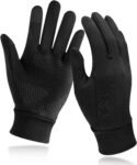 Lightweight Running Gloves, Touch Screen Anti-Slip Warm Gloves Liners for Cycling Biking Sporting Driving for Men Women