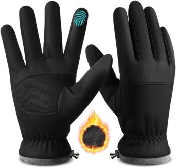 Winter Gloves for Women Running in Cold Weather - Touchscreen Gloves for Bike Hiking