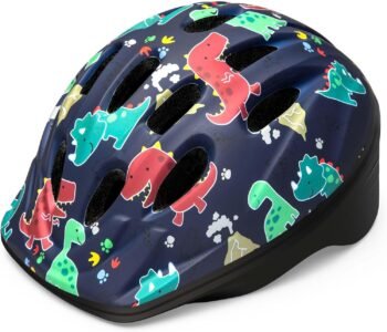 Kids Bike Helmet - from Toddler to Youth Sizes - Adjustable Safety Unicorn Helmet for Children (Age 3-15), 14 Vents for Multi-Sport