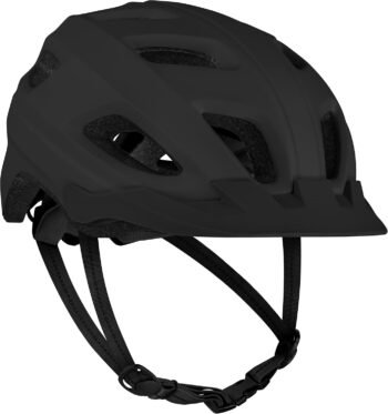 Bike Helmet with LED Safety Light Adjustable Dial & Removable Visor