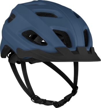 Bike Helmet with LED Safety Light Adjustable Dial & Removable Visor