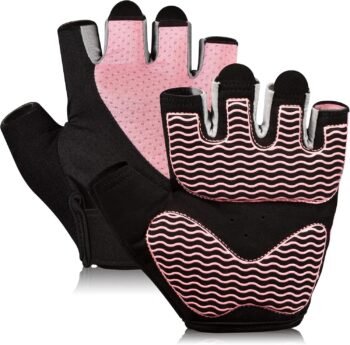 Gym Gloves - Fingerless, Breathable Workout Gloves for Weightlifting, Cycling & More