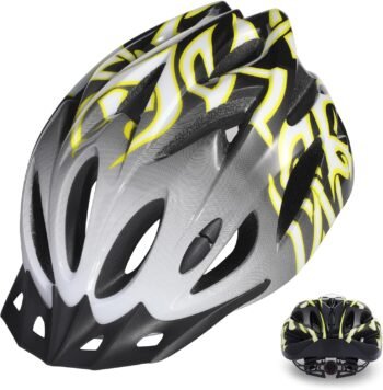 Adult Bike Helmet Lightweight for Men Women Comfort with Pads&Visor, Certified Bicycle Helmet for Adults Youth Mountain Road Biker